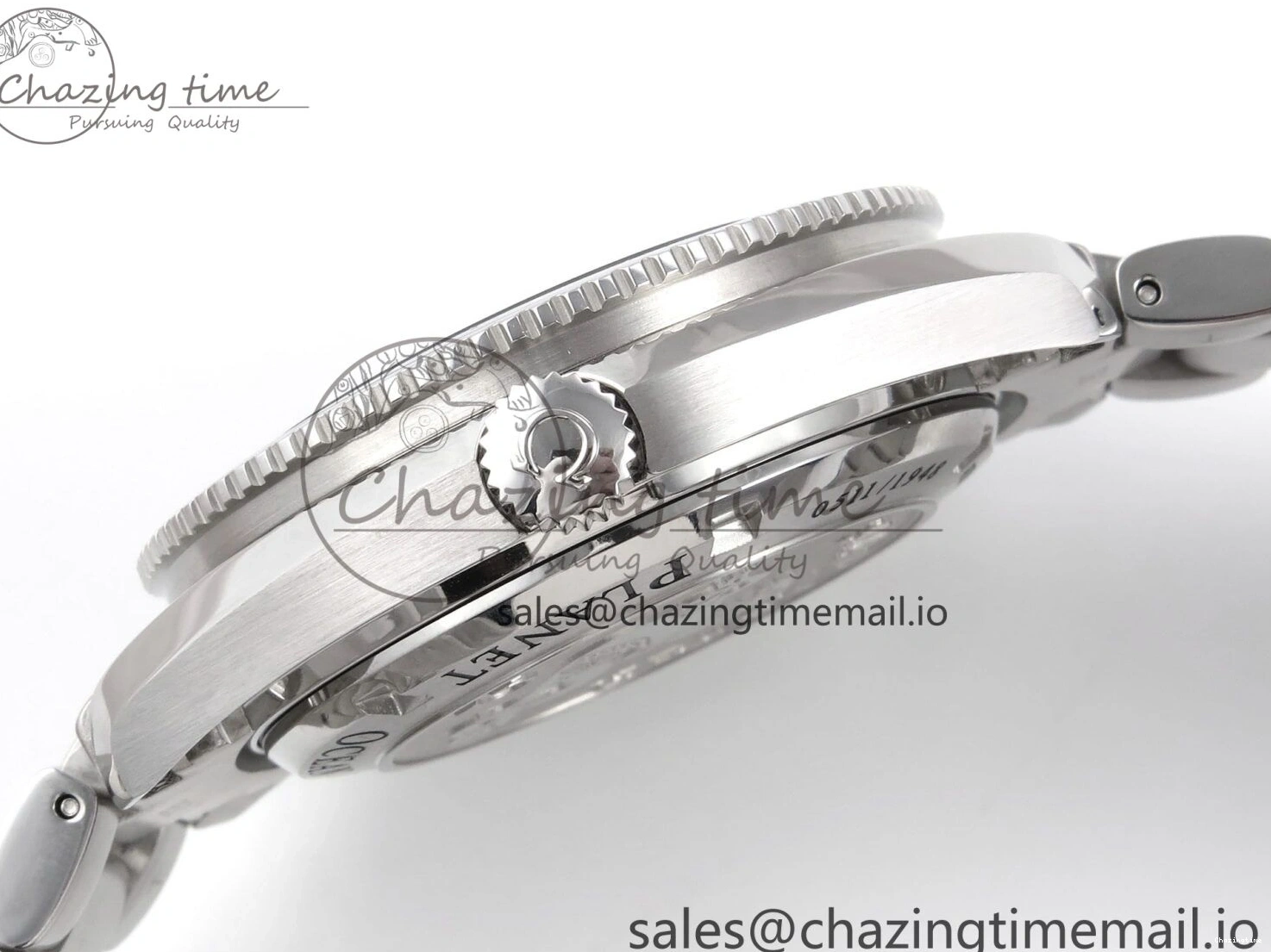 0405 Seamaster “LMPO” OMF 1:1 Best Edition Black Dial on SS Bracelet A Tailored 7703